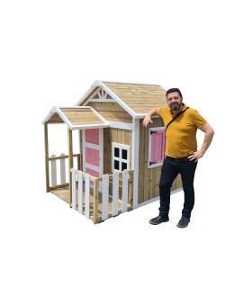 Casita infantil de madera por paneles Masgames OLDEN