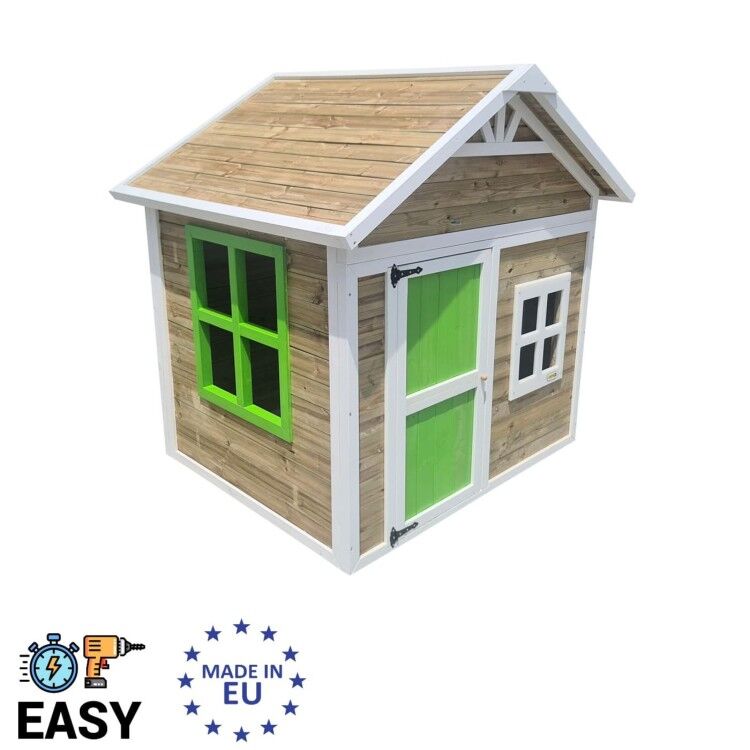 Casita infantil de madera por paneles Masgames FLAM