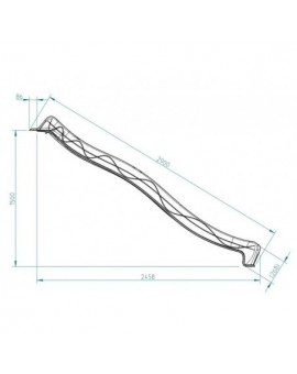 Rampa de tobogán MASGAMES XL (altura 150 cm)