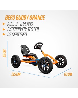 Coche de pedales BERG Buddy B-Orange