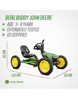 Tractor de pedales BERG Buddy John Deere