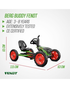 Tractor de pedales BERG Buddy Fendt