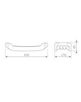 Kit para hacer un columpio con corners redondos rectos