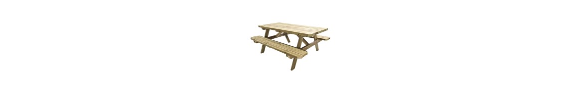 Mesas de picnic para exteriores de madera | Masgames