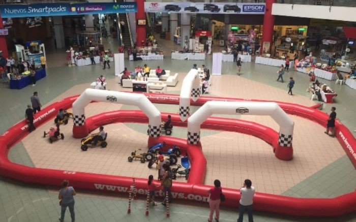 Eventos con circuito de karts de pedales by MASGAMES 
